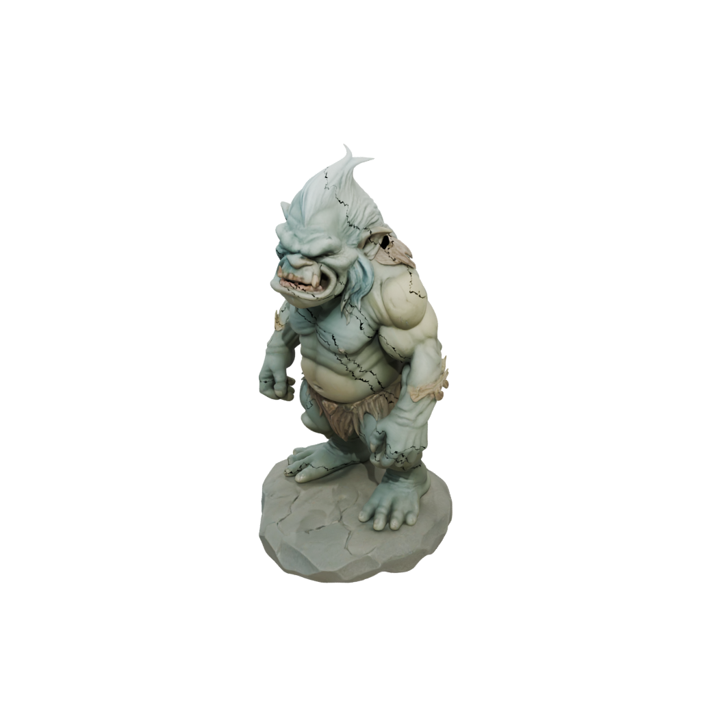 Pastel Rock Troll