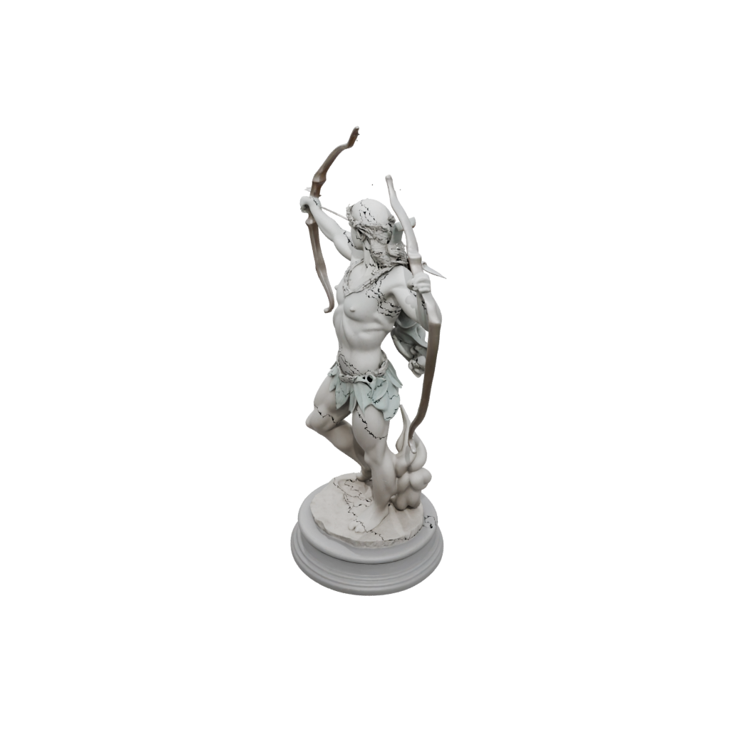Pastel Relief Centaur Archer