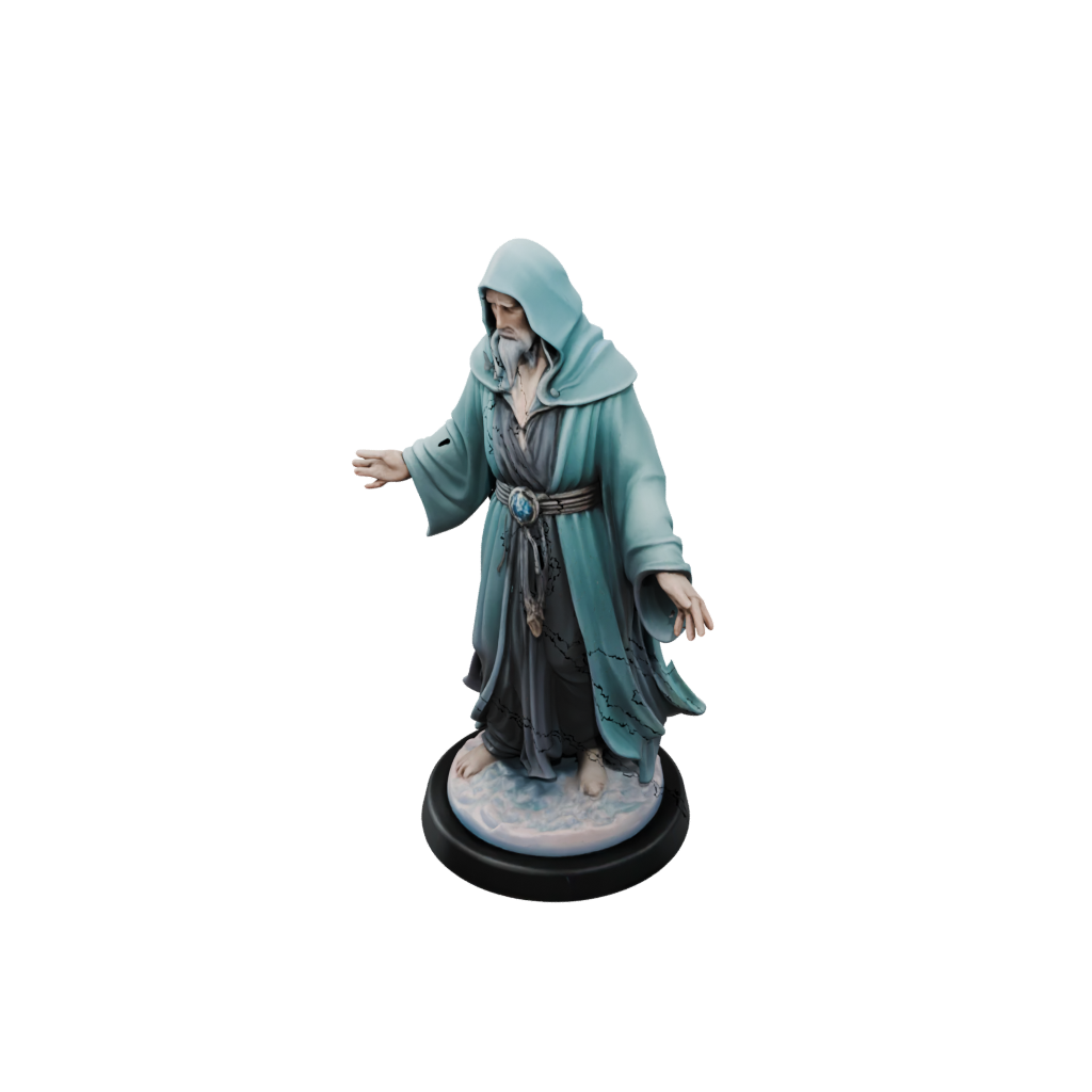 Pastel Relief Dark Sorcerer Figurine