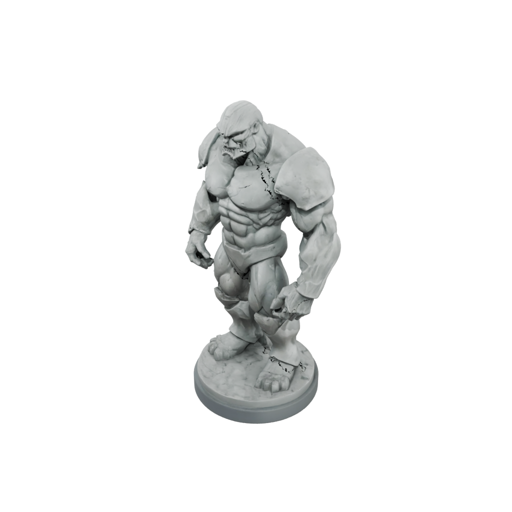 Pastel Relief Earth Golem Colossus