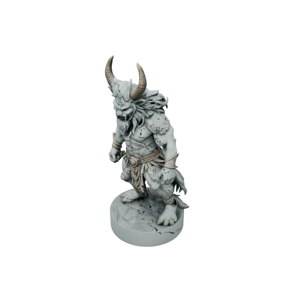 Pastel Relief Oni Demon
