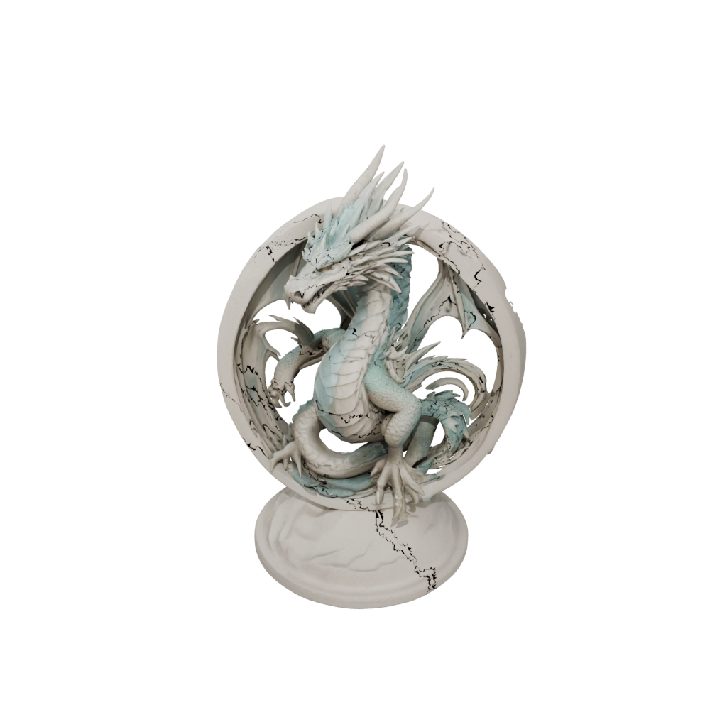Pastel Relief Sand Wyrm