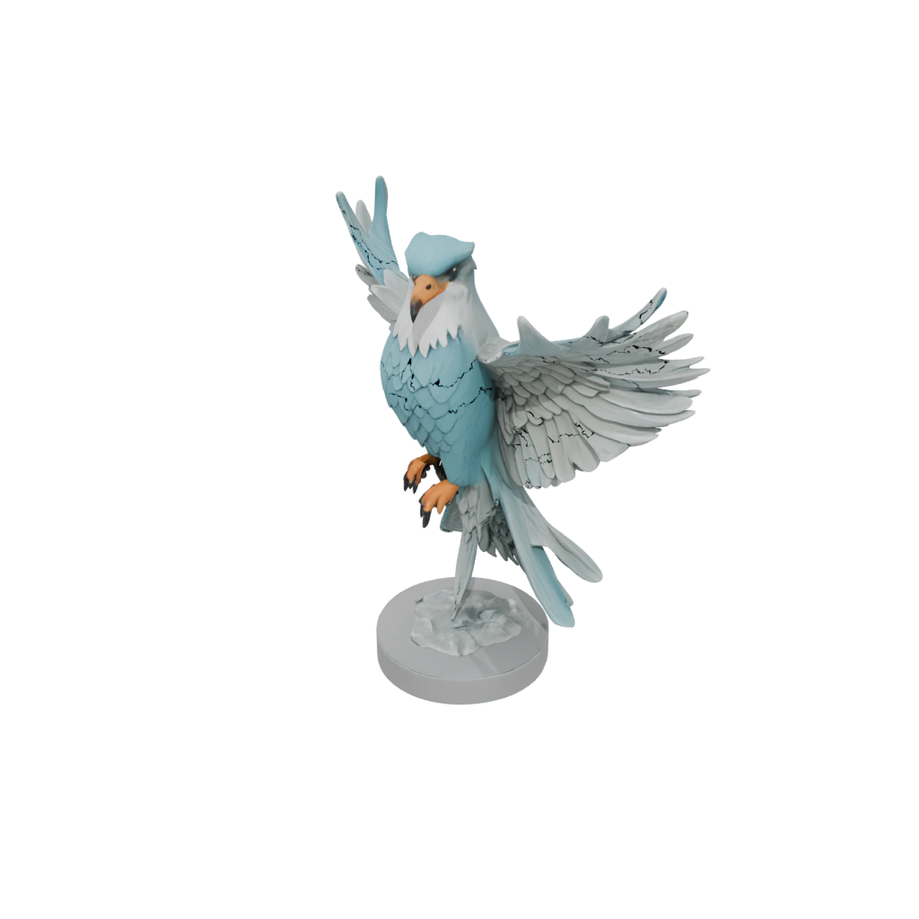 Pastel Relief Thunderbird