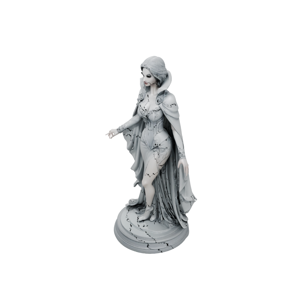 Pastel Relief Vampire Countess