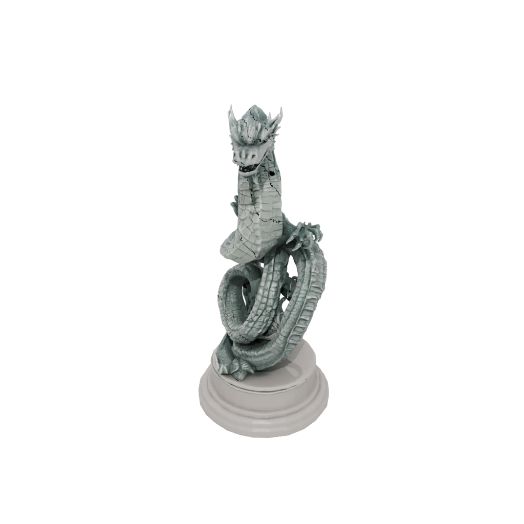 Relief Basilisk Serpent