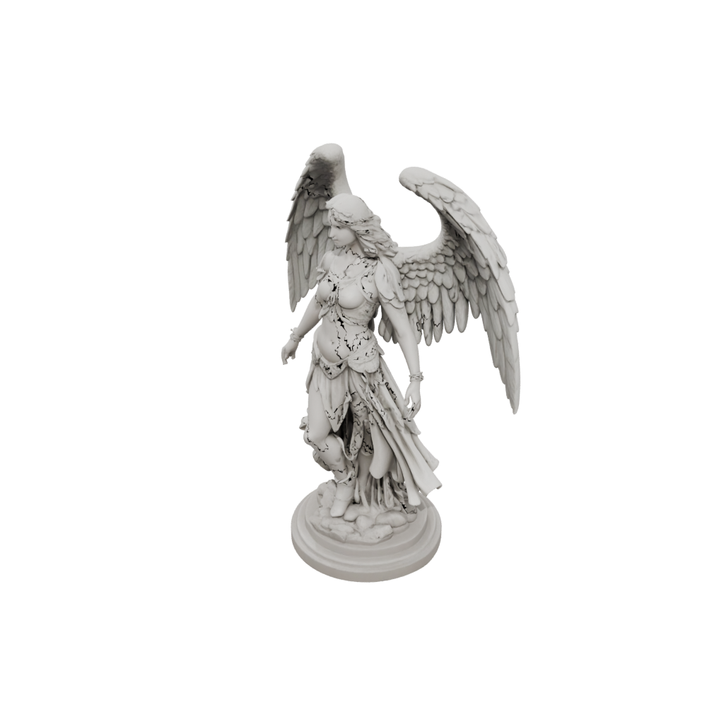 Relief Celestial Angel Warrior