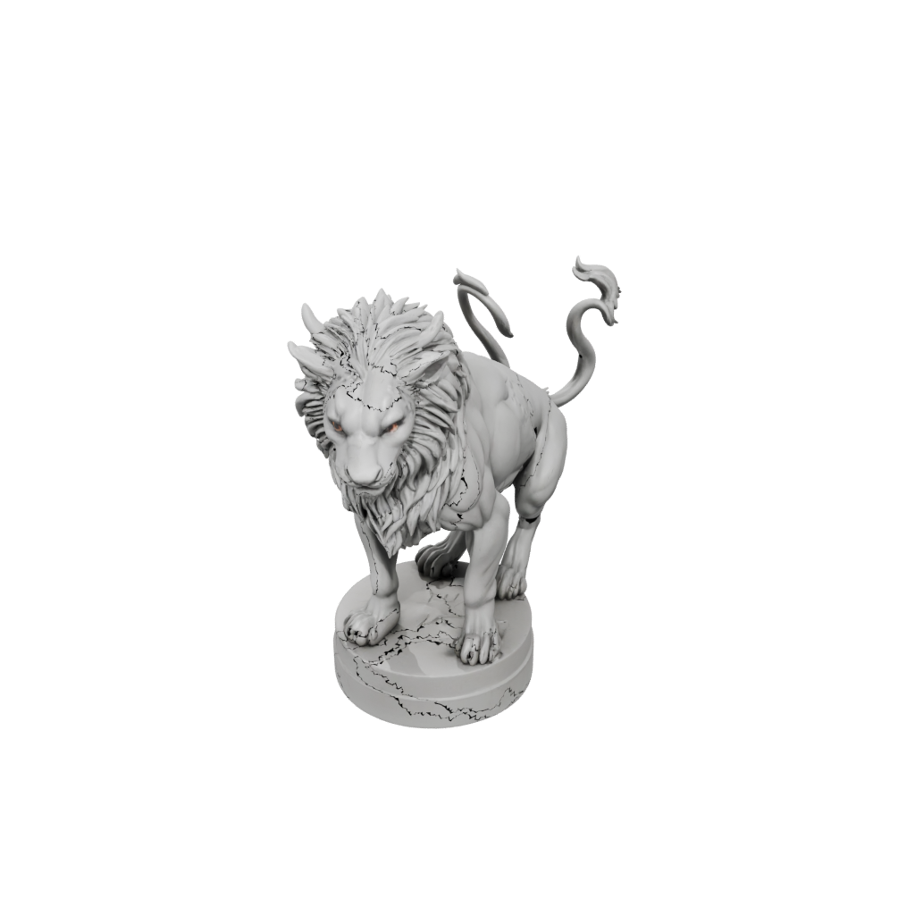 Relief Chimera Beast