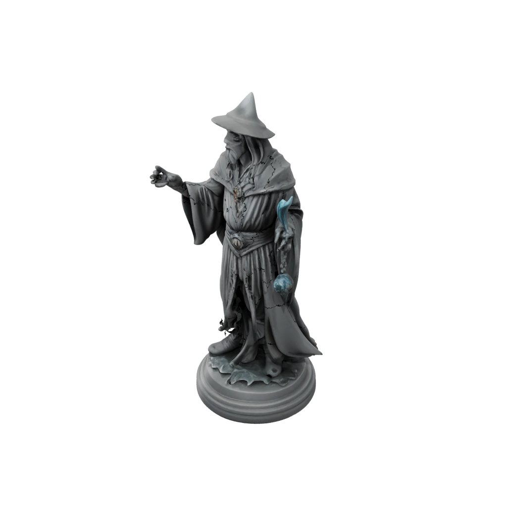 Relief Dark Sorcerer Figurine