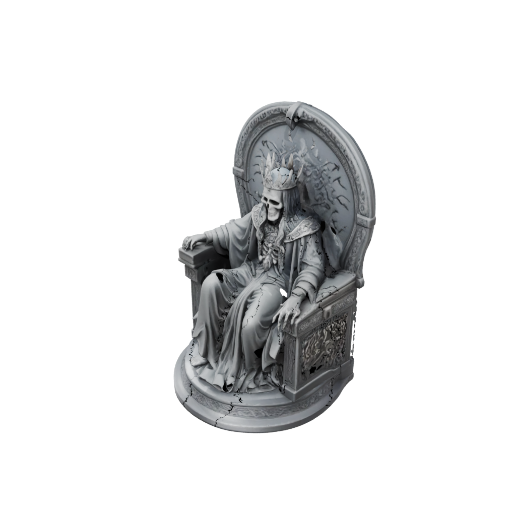 Relief Lich On Throne