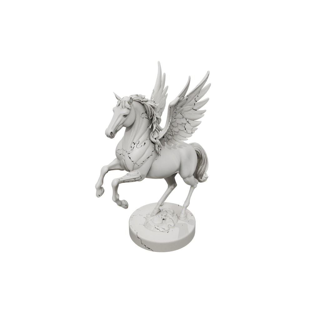 Relief Pegasus Rearing