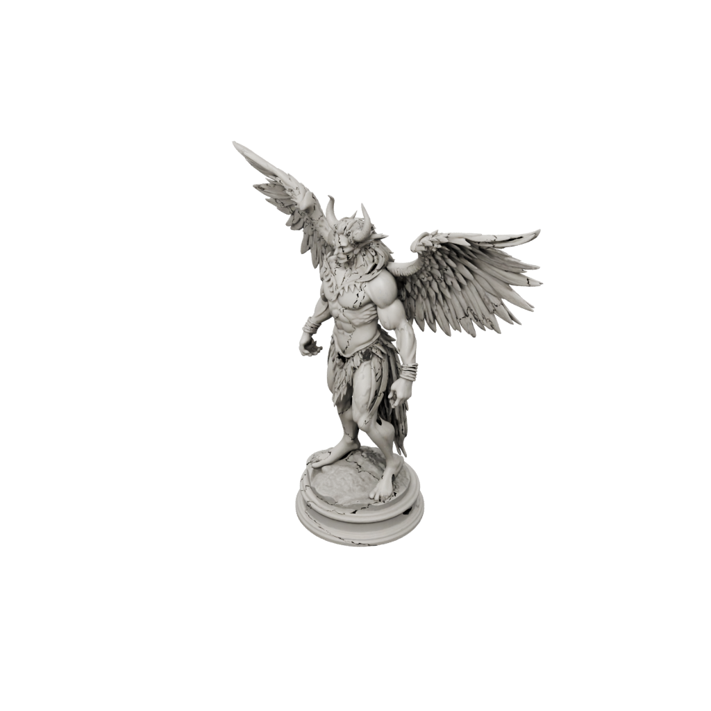 Relief Winged Demon Lord