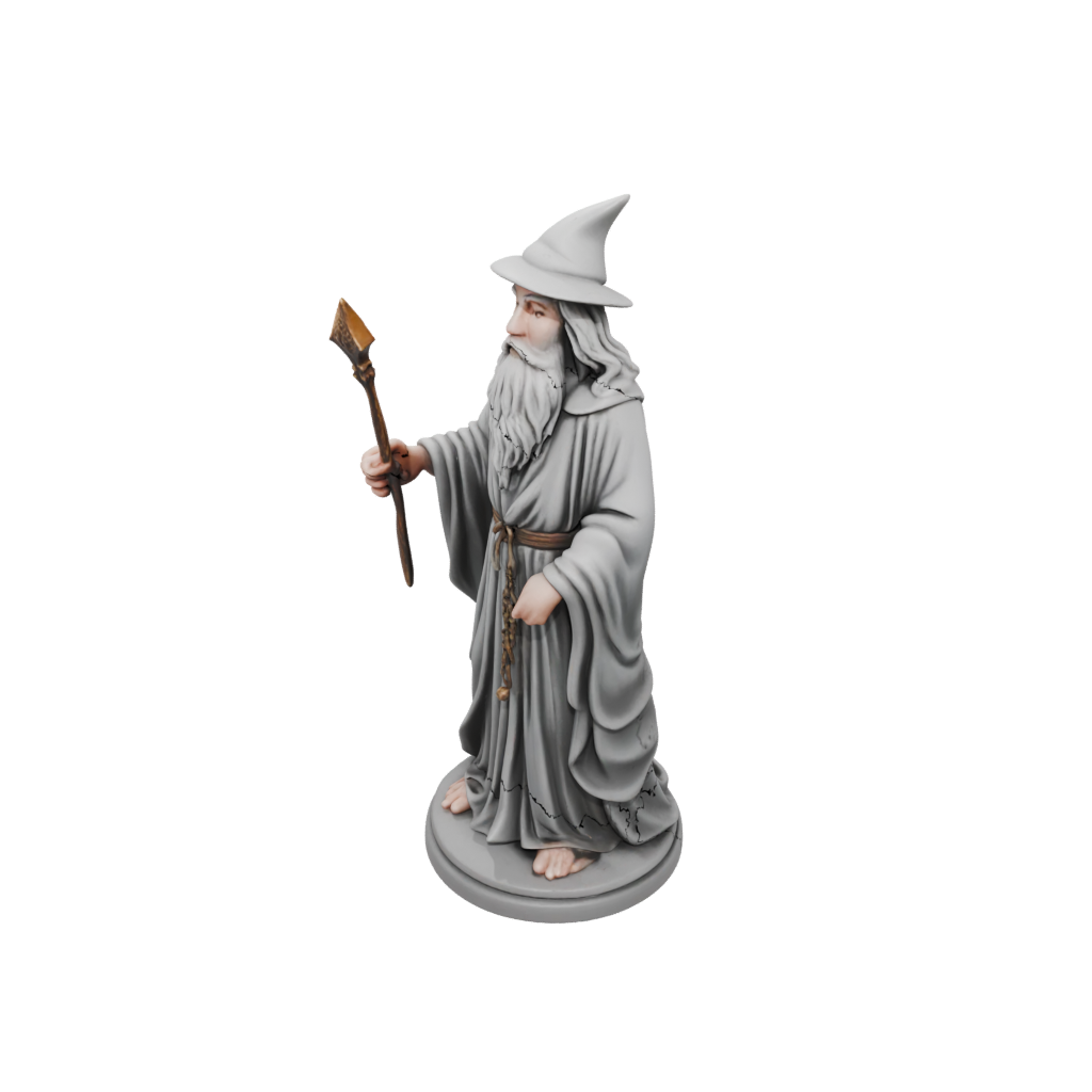 Relief Wise Wizard Figure