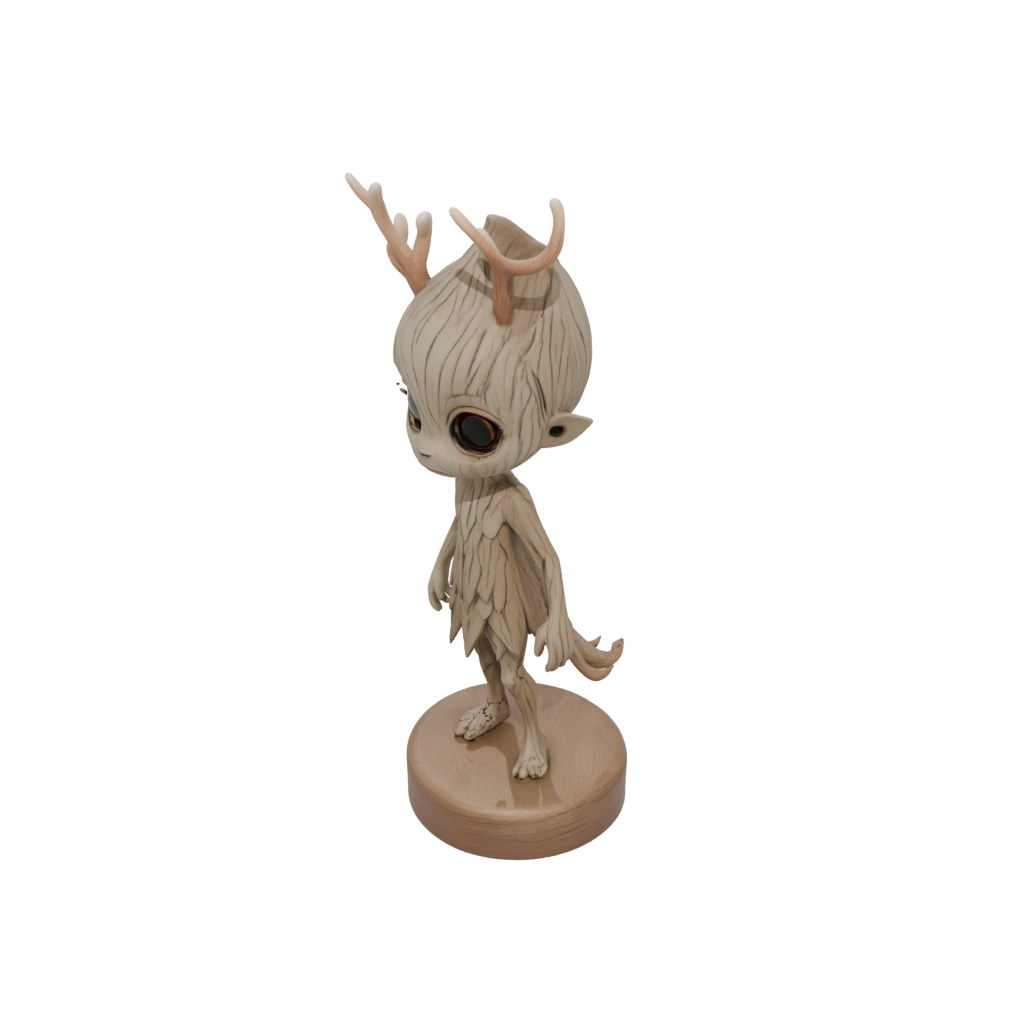 Woodgrain Chibi Forest Spirit Ent