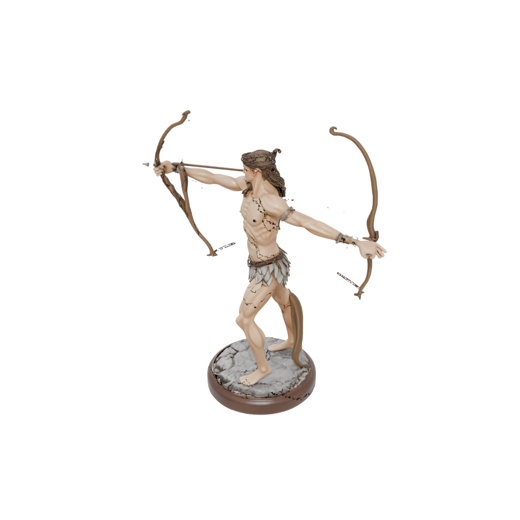 Woodgrain Scene Centaur Archer