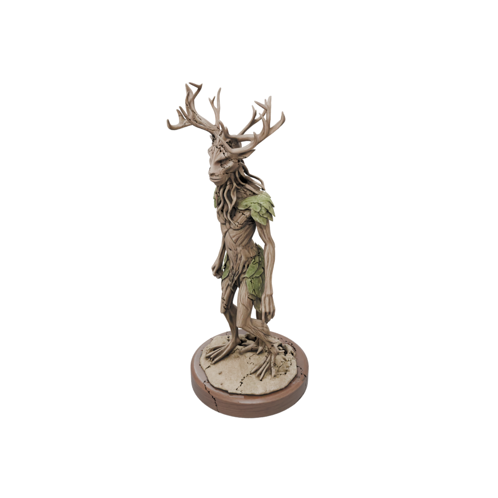 Woodgrain Scene Forest Spirit Ent