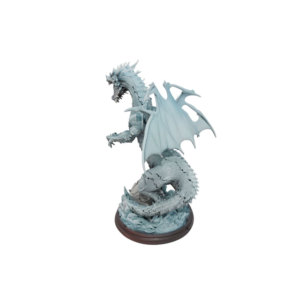 Woodgrain Scene Frost Wyrm