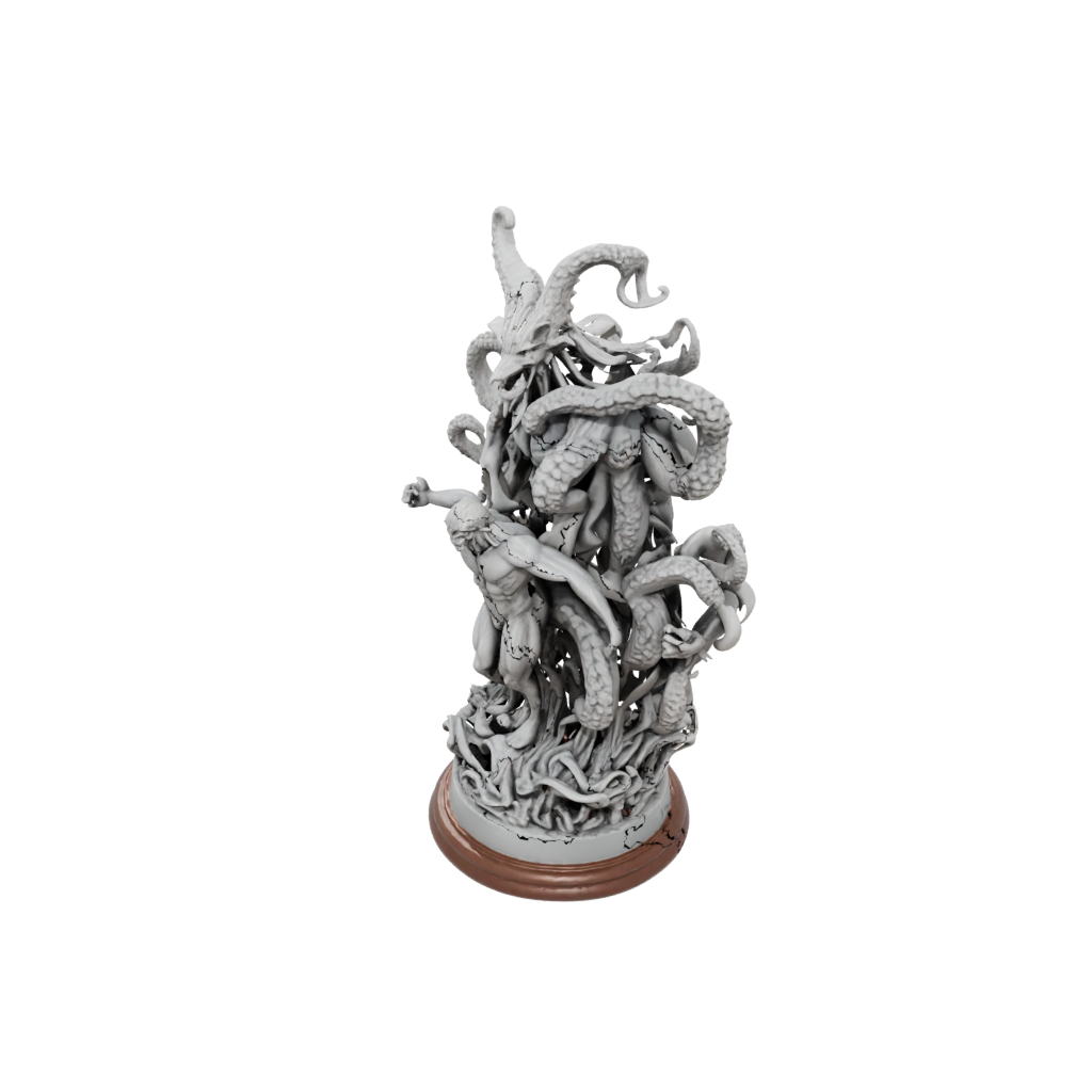Woodgrain Scene Hydra Multi-Headed