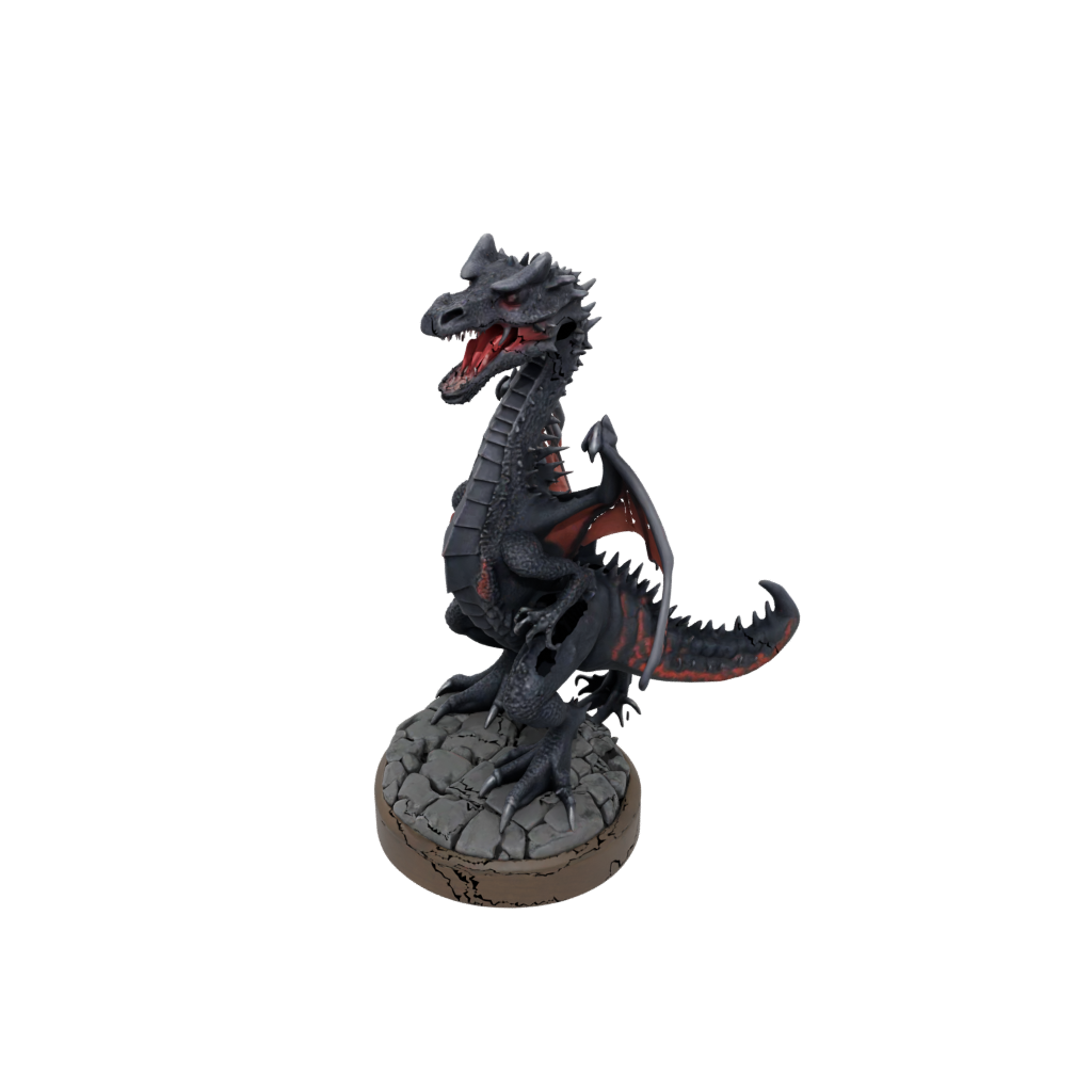 Woodgrain Scene Lava Drake