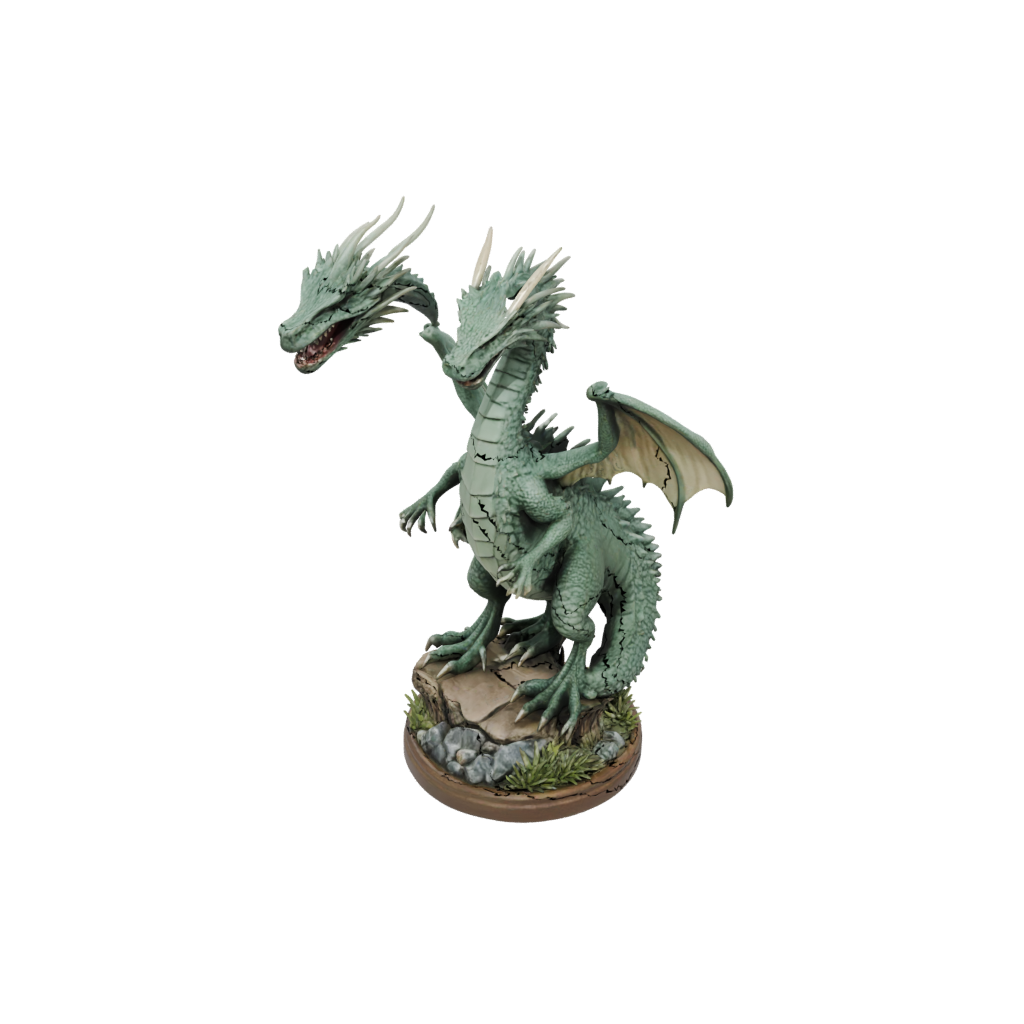 Woodgrain Scene Swamp Dragon