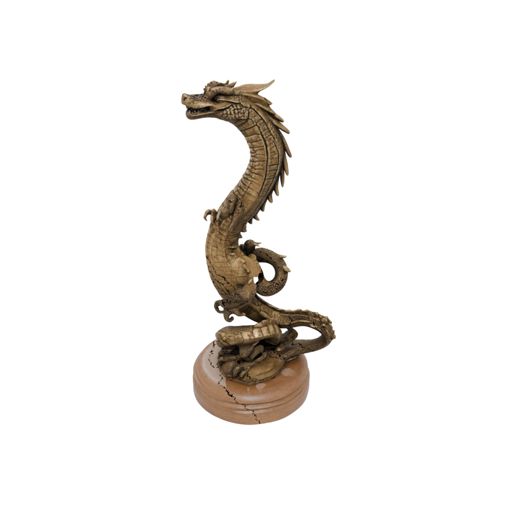 Woodgrain Basilisk Serpent
