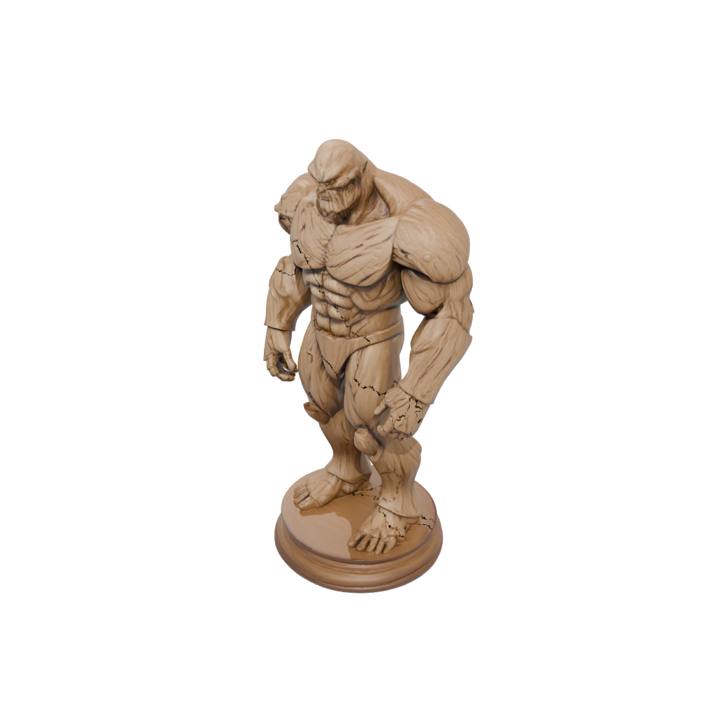 Woodgrain Earth Golem Colossus