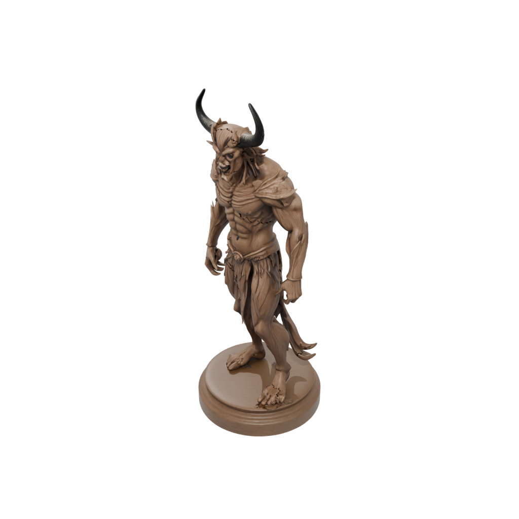 Woodgrain Oni Demon