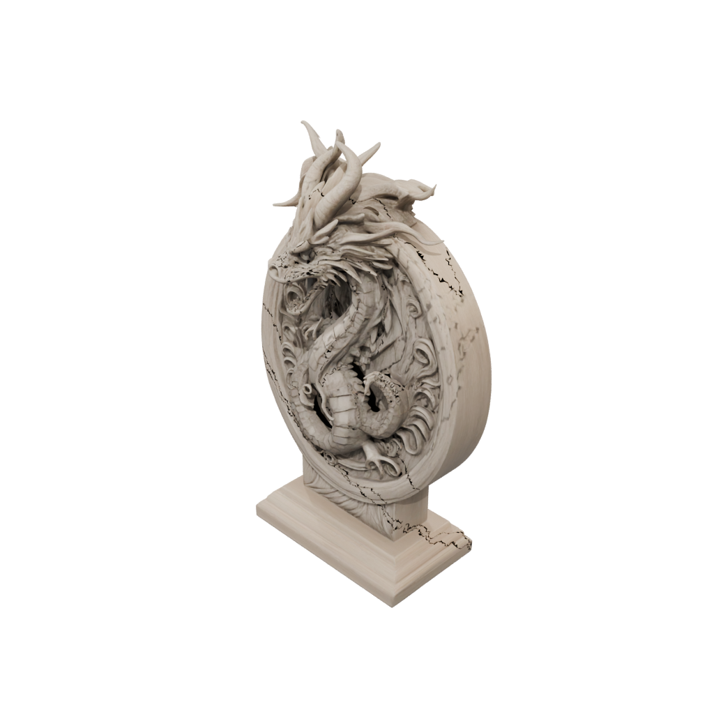 Woodgrain Relief Sand Wyrm