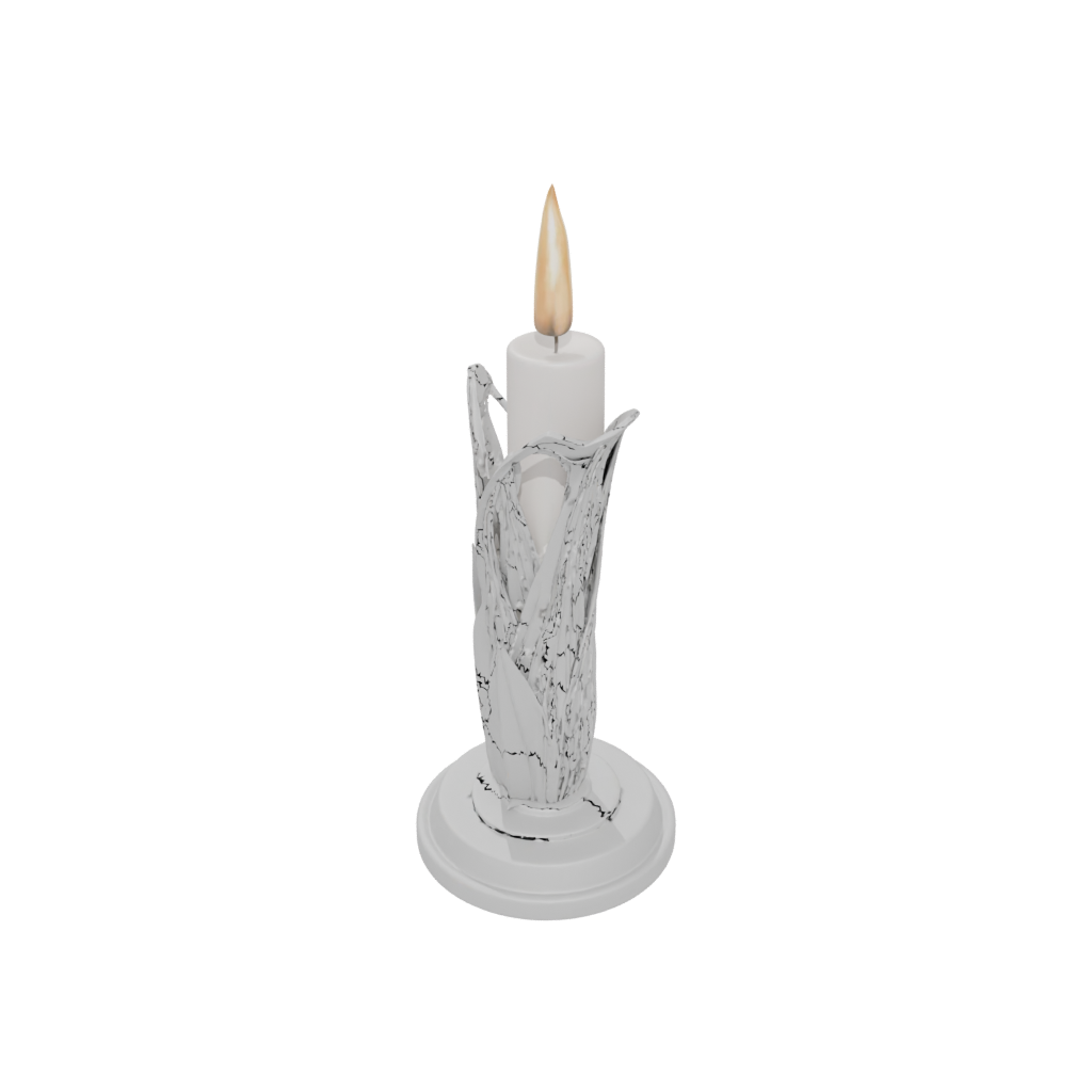 Deco Candle Snuffer Stand — home decor 3D print model, STL