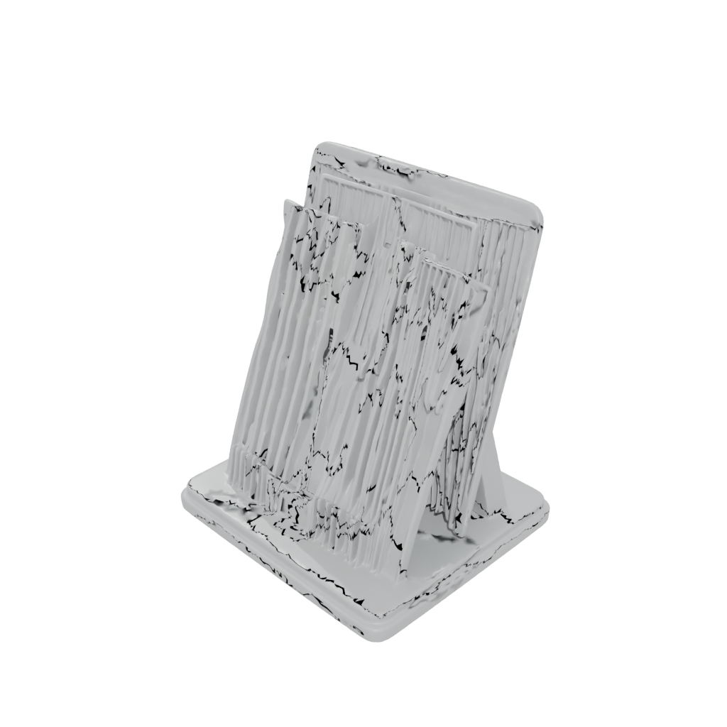Deco Card Holder Stand — home decor 3D print model, STL