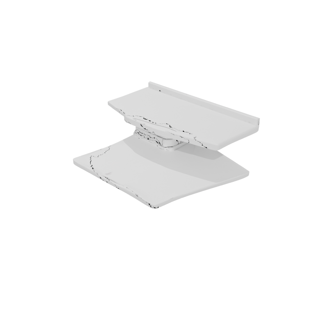 Deco Floating Shelf Bracket — home decor 3D print model, STL