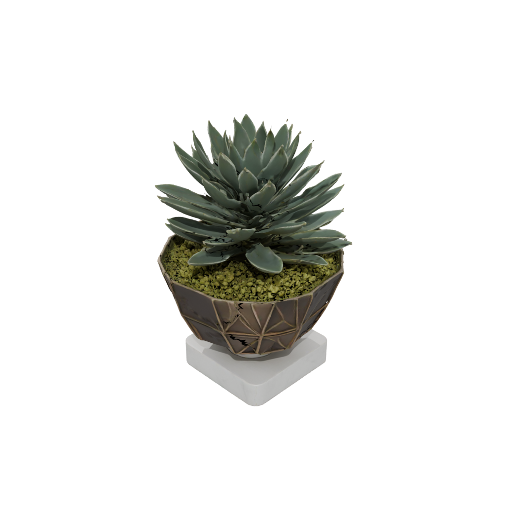 Bronze Deco Modern Succulent Planter