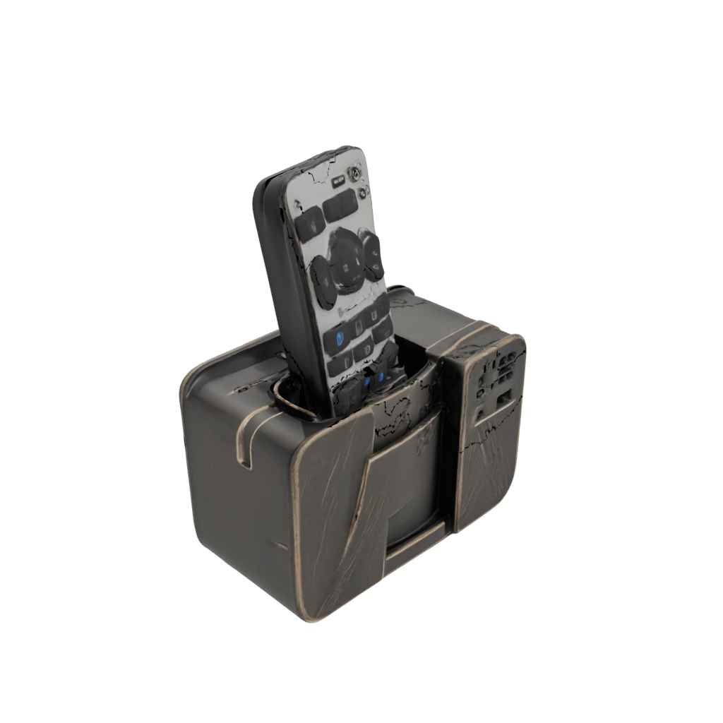 Bronze Deco Remote Control Caddy