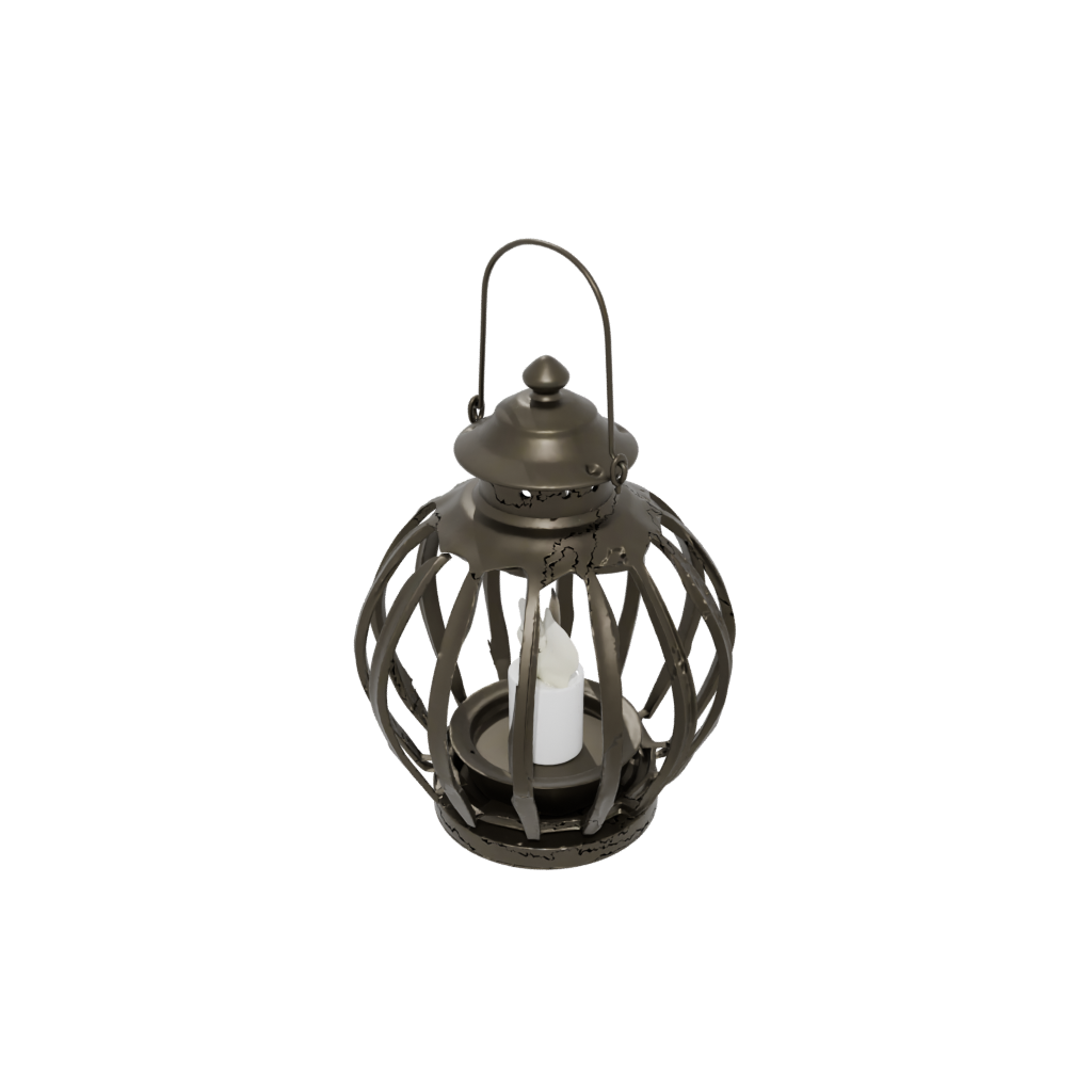 Bronze Deco Tealight Lantern