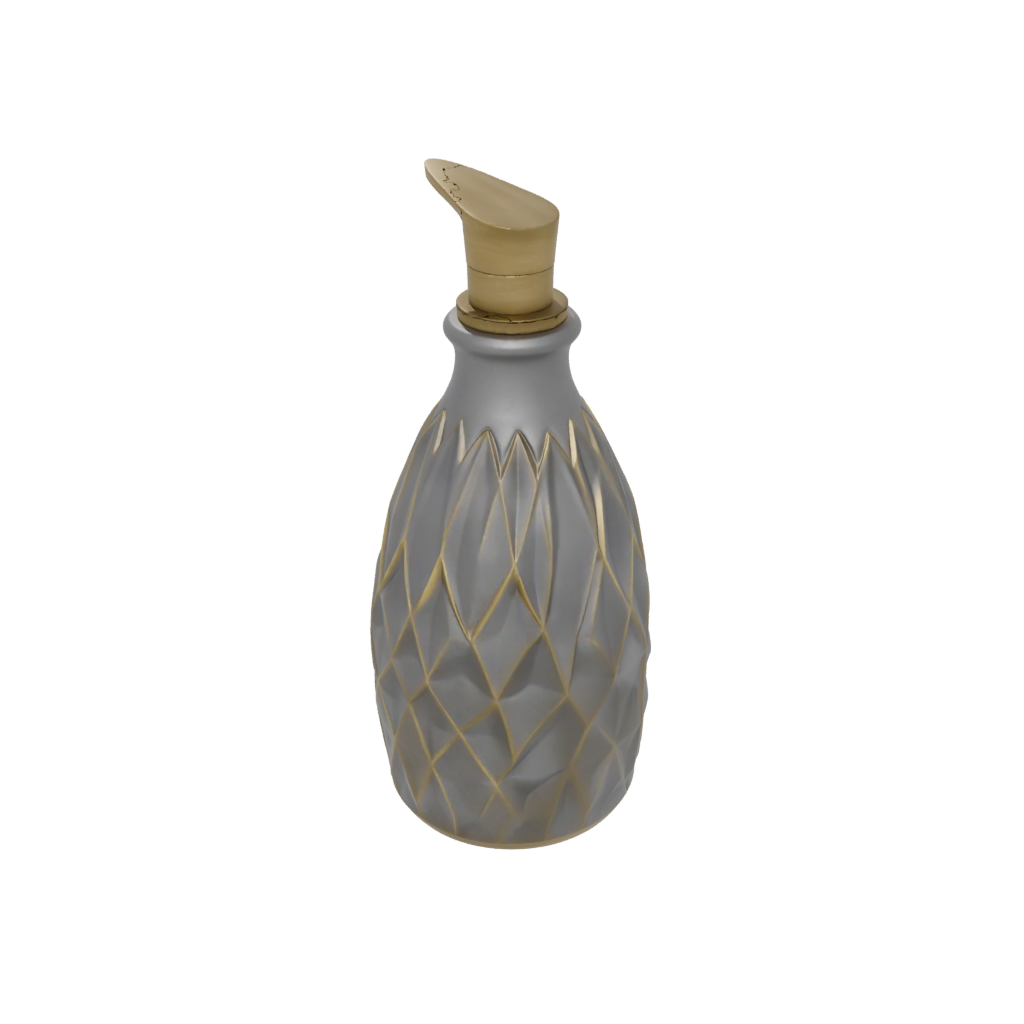 Bronze Geometric Diffuser Bottle Sleeve — home decor 3D print model, STL