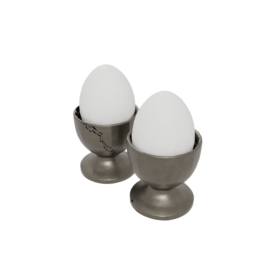 Bronze Egg Cup Set