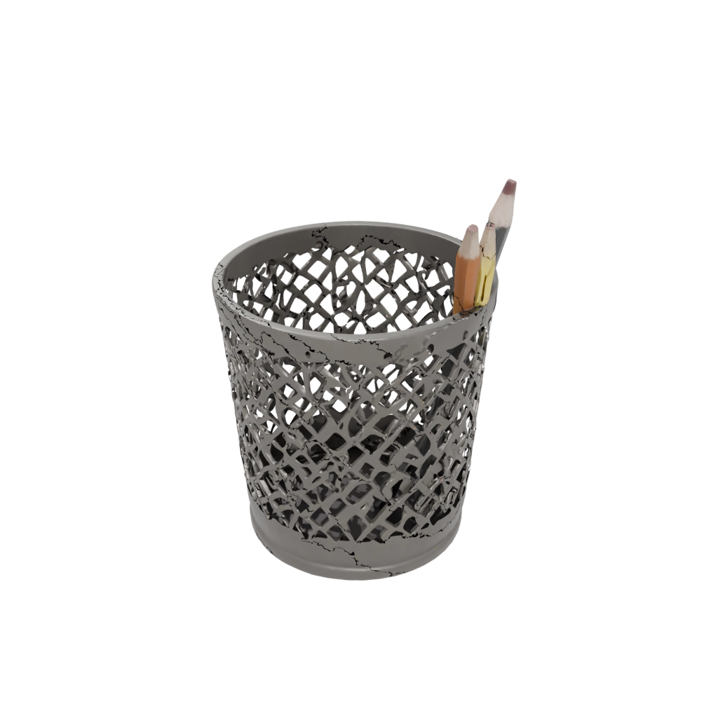Bronze Lattice Pencil Cup