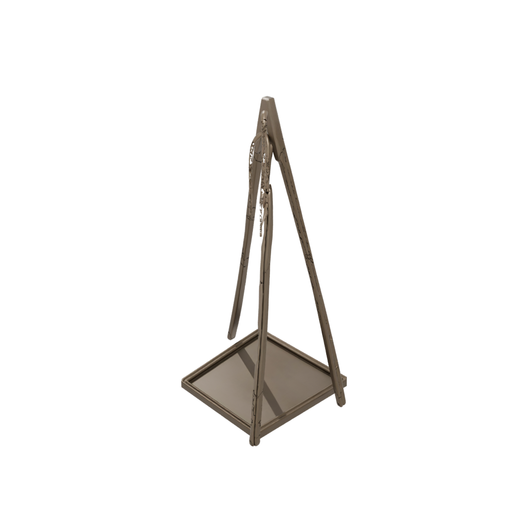 Bronze Minimalist Photo Stand — home decor 3D print model, STL