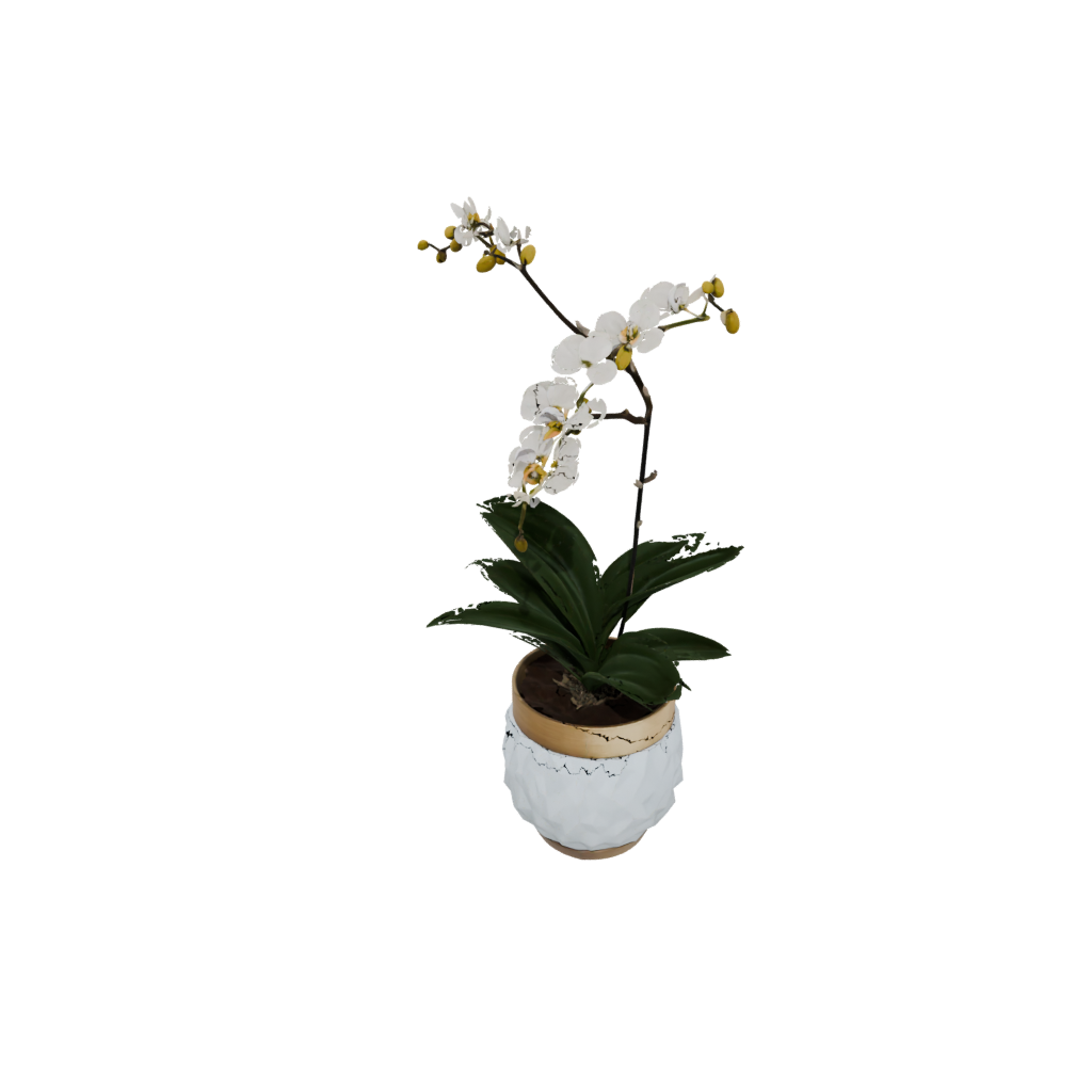 Bronze Orchid Pot With Drainage
