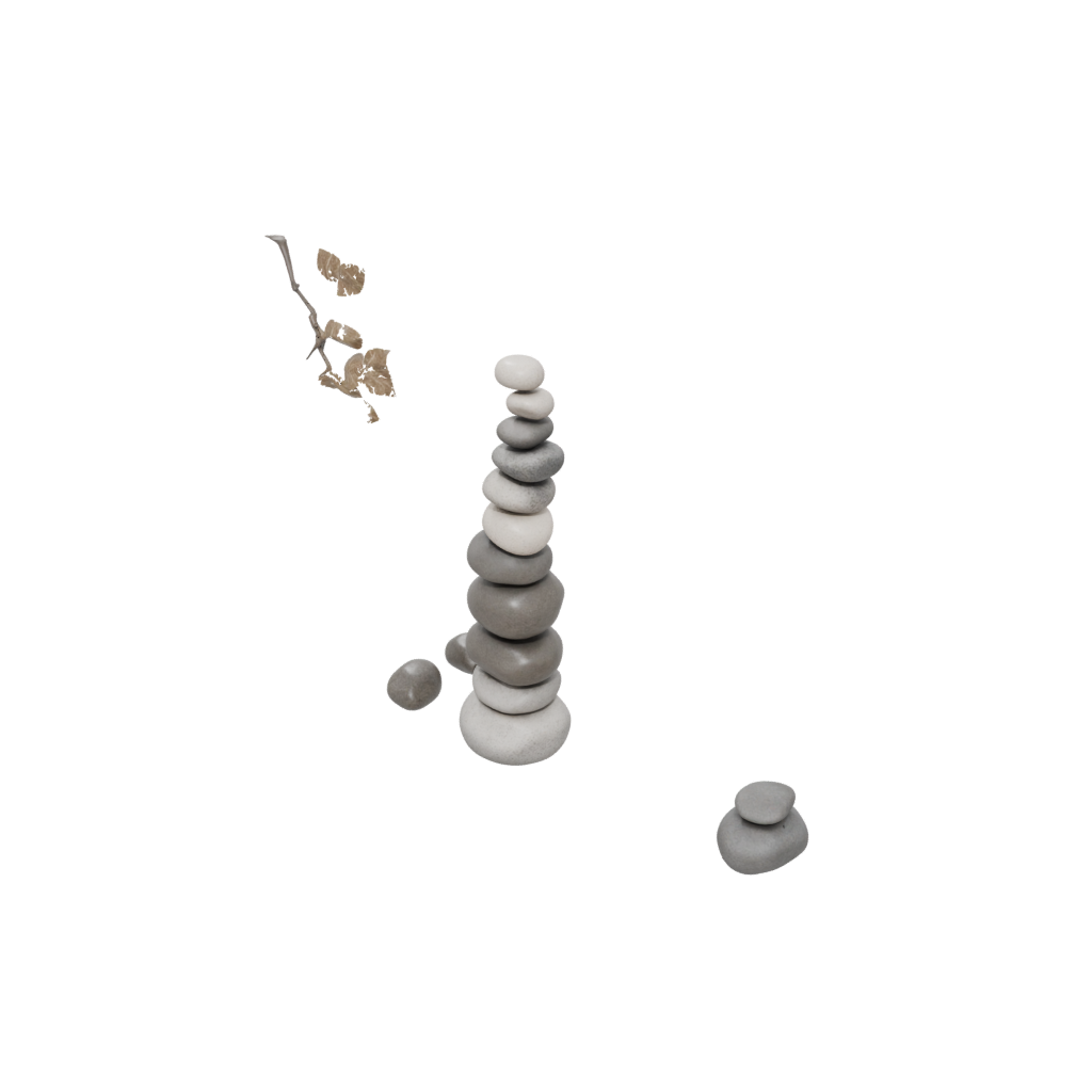 Bronze Pebble Stacking Sculpture
