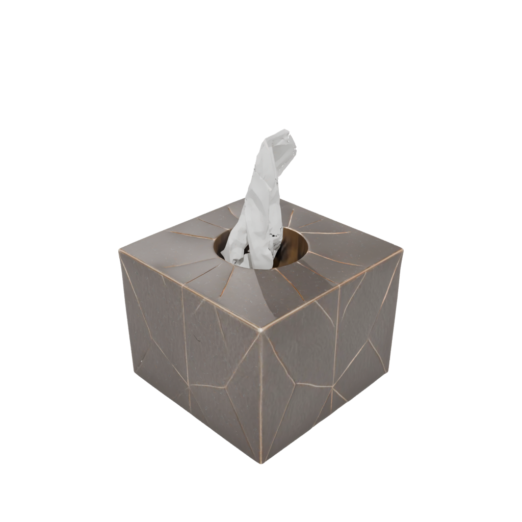 Bronze Tissue Box Cover