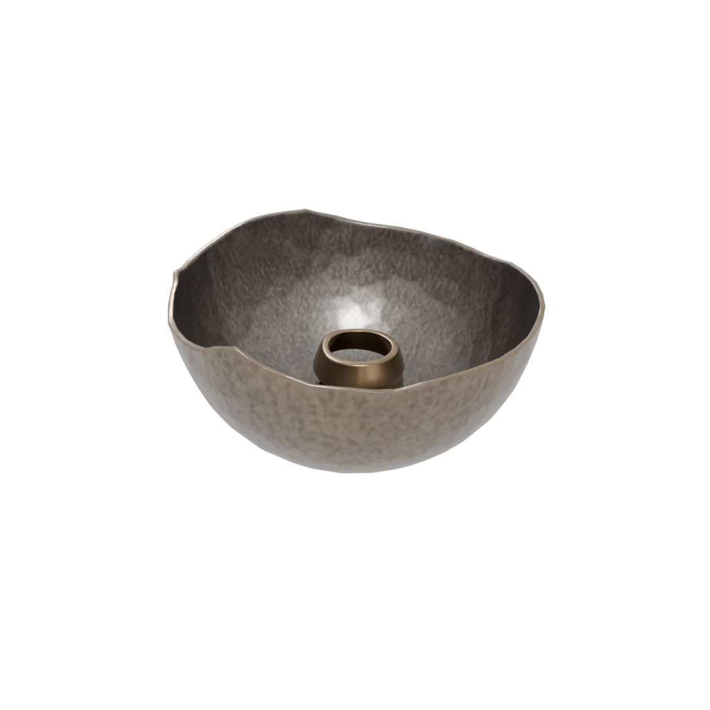 Bronze Rustic Key Bowl — home decor 3D print model, STL