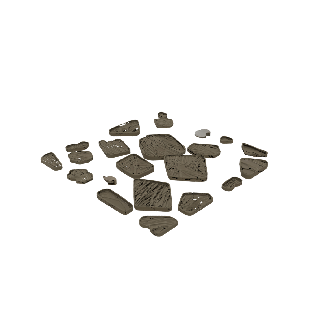 Camo Deco Coaster Set Holder