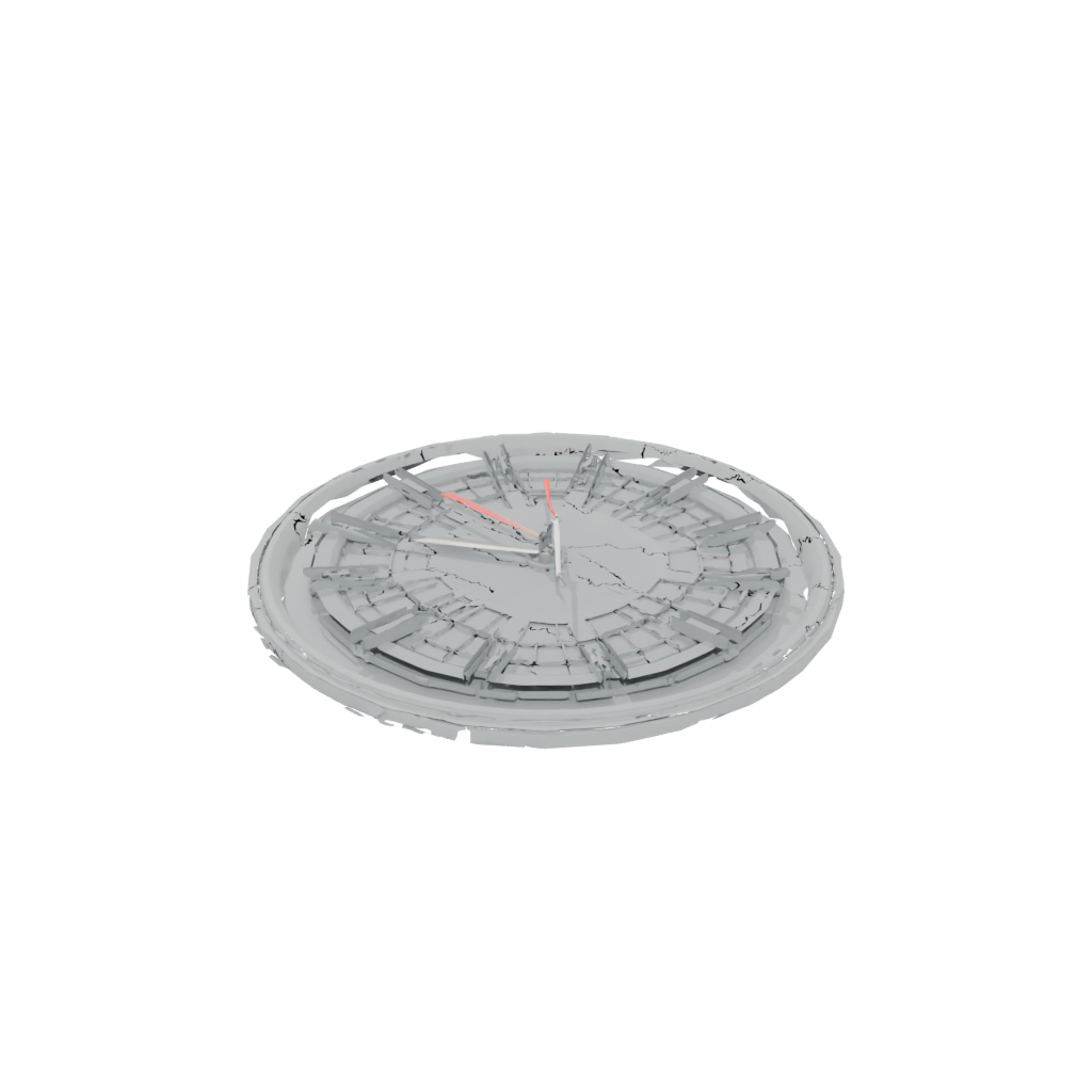 Camo Deco Minimalist Clock Surround