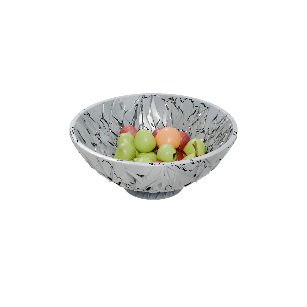 Camo Deco Sculptural Fruit Bowl
