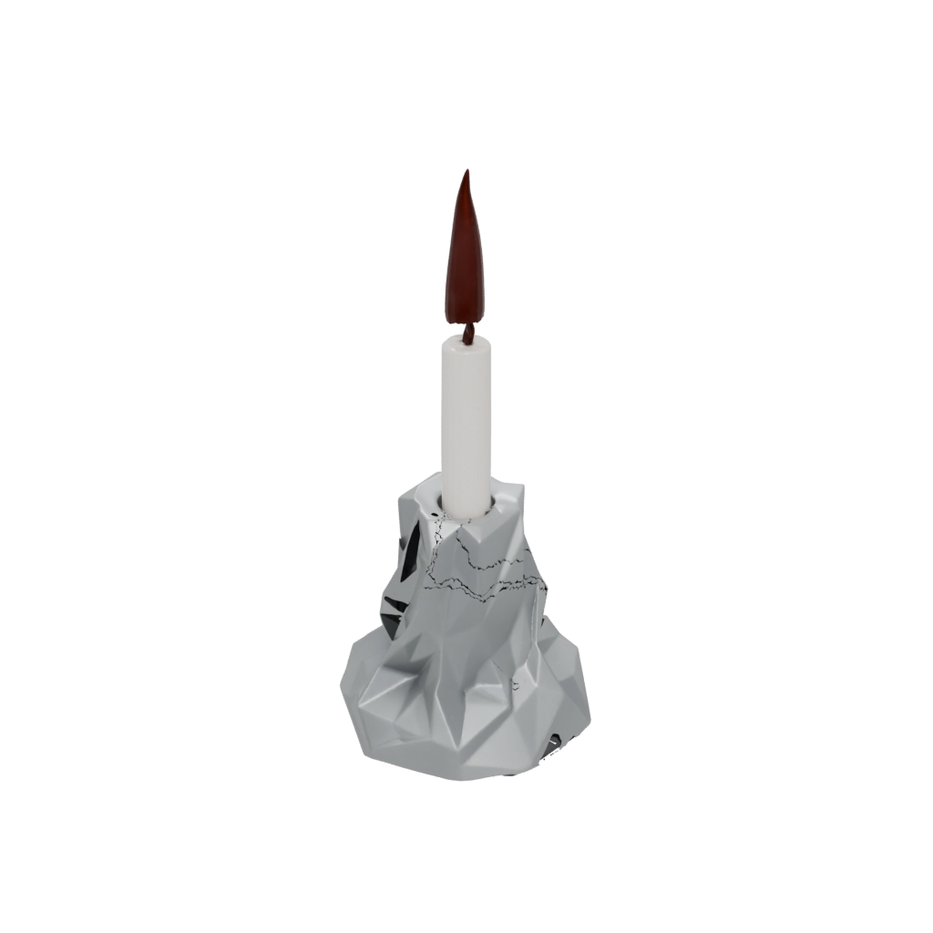 Camo Geometric Candle Snuffer Stand — home decor 3D print model, STL