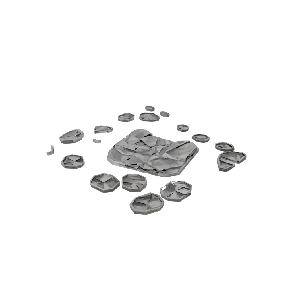 Camo Geometric Coaster Set Holder — home decor 3D print model, STL