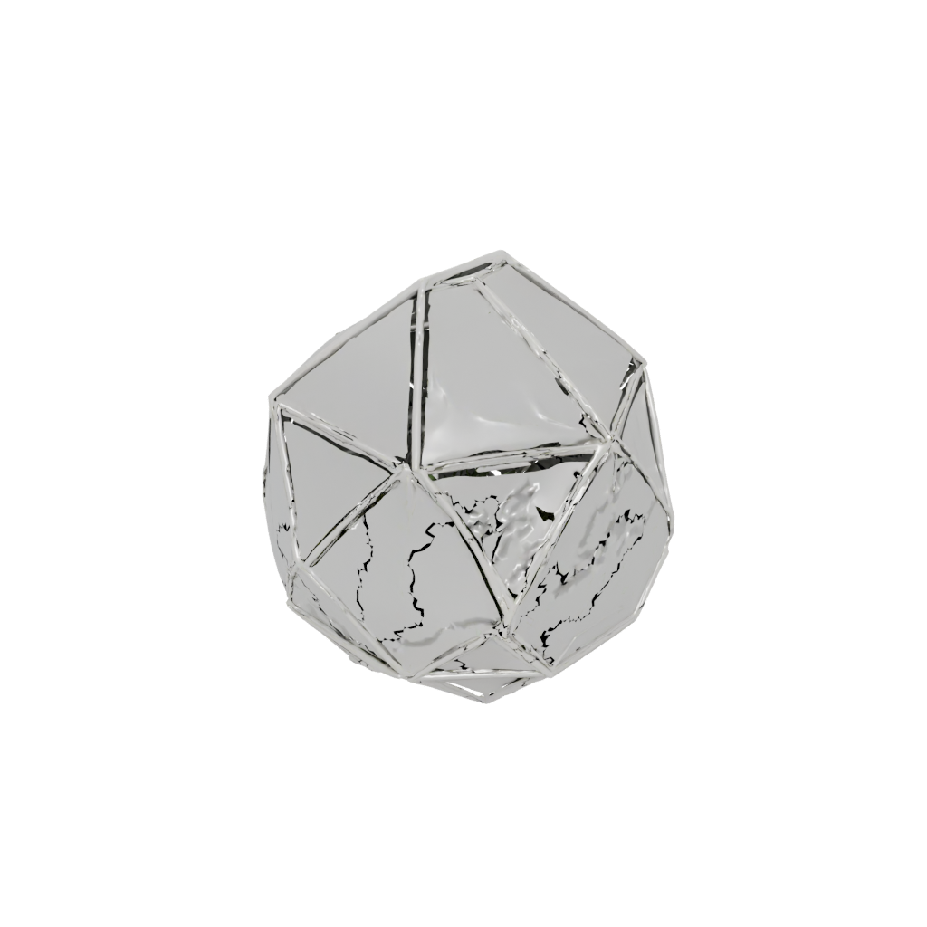 Camo Geometric Geometric Terrarium Frame — home decor 3D print model, STL