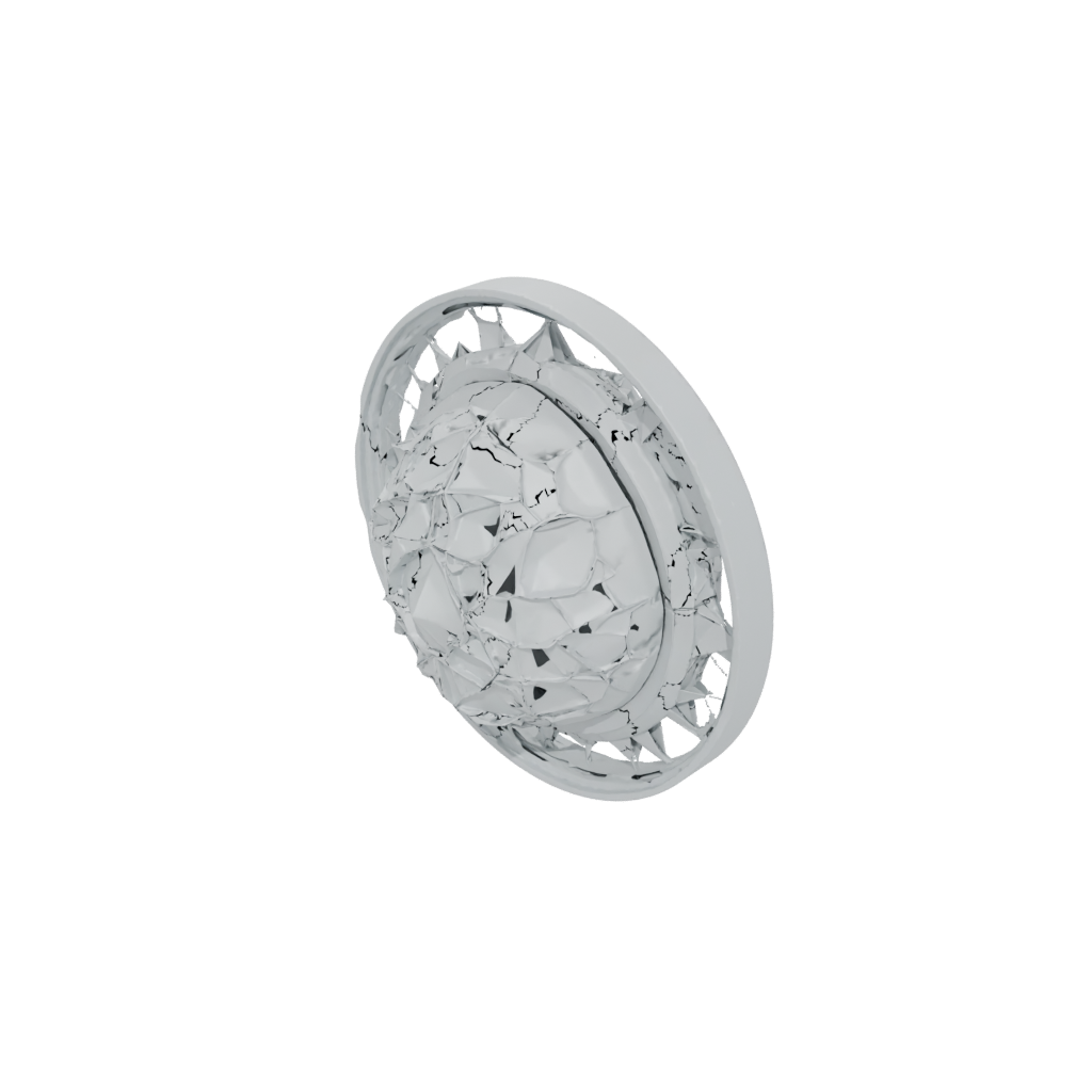 Camo Geometric Moon-Phase Wall Hanging — home decor 3D print model, STL