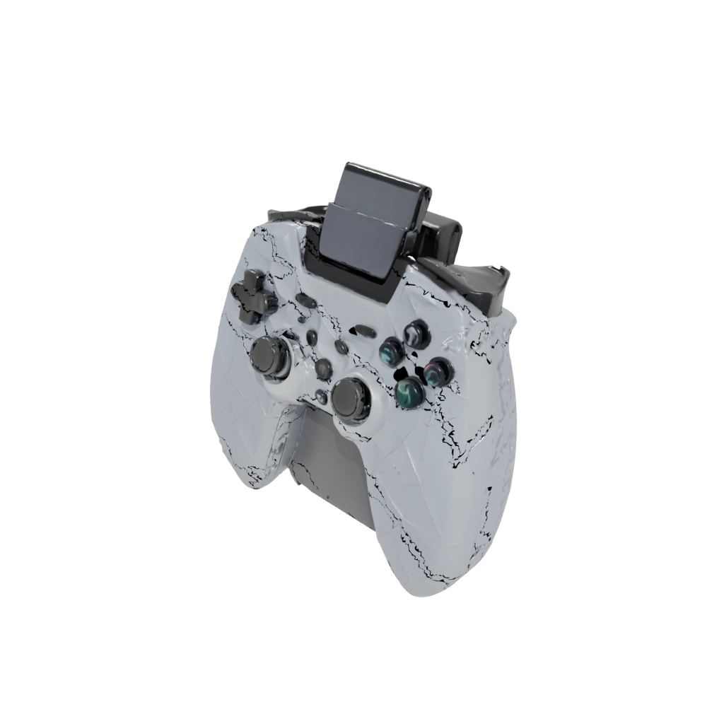Camo Geometric Remote Control Caddy — home decor 3D print model, STL