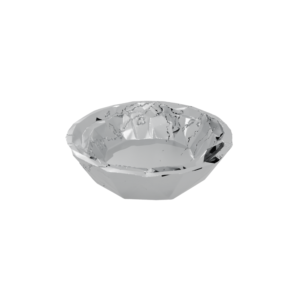 Camo Geometric Ring Dish — home decor 3D print model, STL